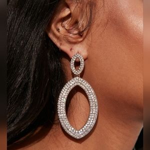 Born To Shine Earrings- Silver